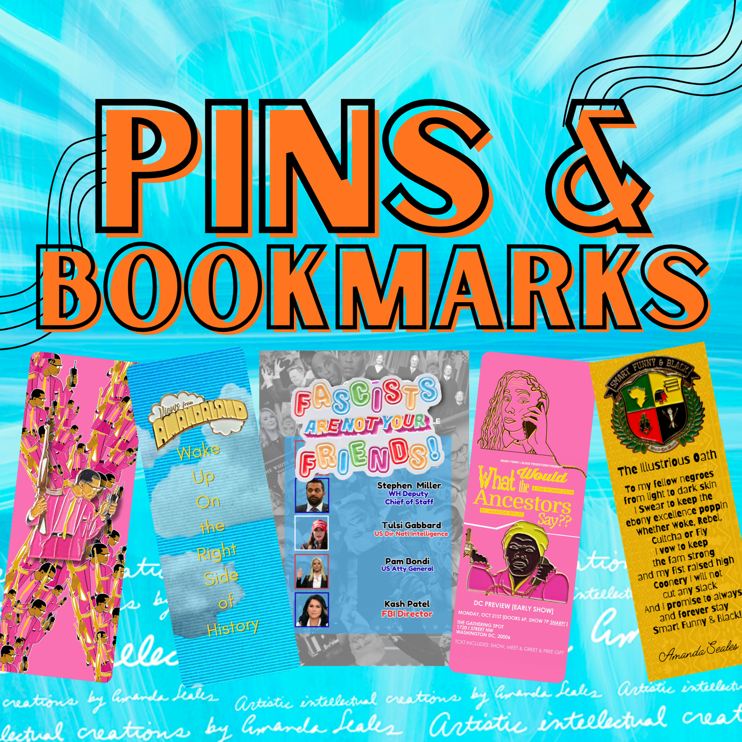 Pins & Bookmarks!