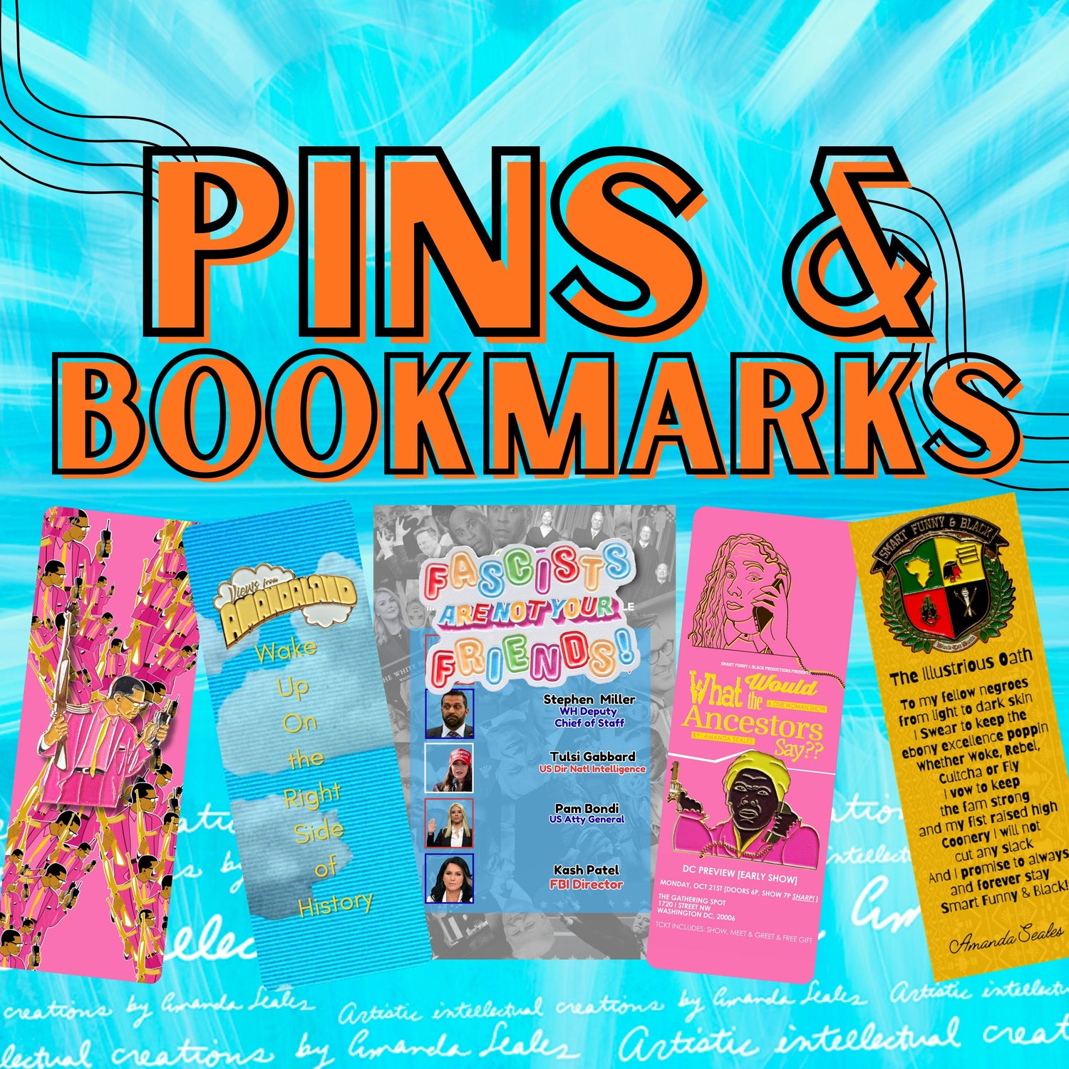 Pins & Bookmarks!