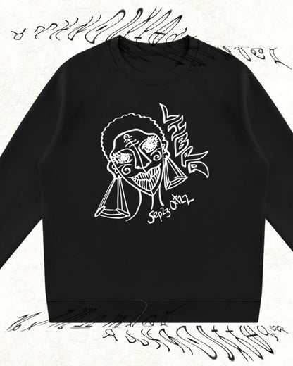 LIBRA SIS [B&W] Crewneck Sweatshirt