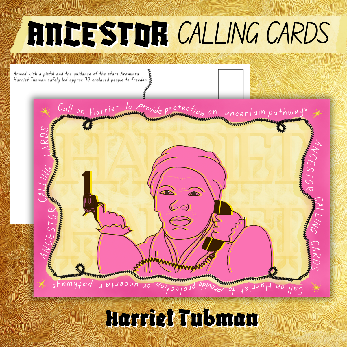 ANCESTOR CALLING CARDS postcard set