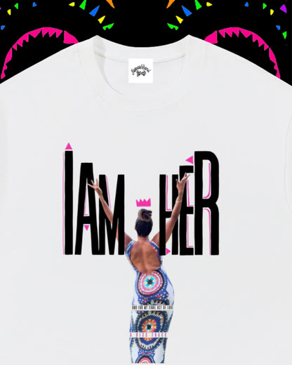 I AM HER DISS TRACK TEE
