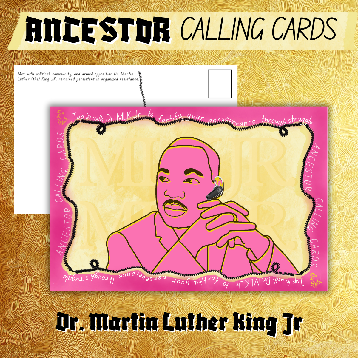 ANCESTOR CALLING CARDS postcard set