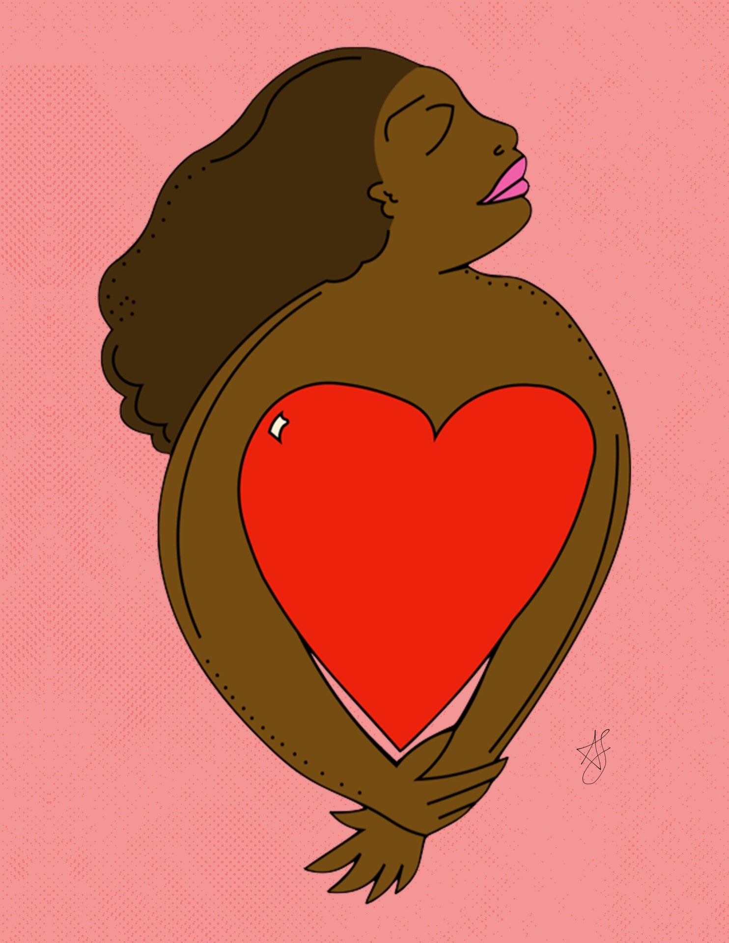 [poster print] LOVE IS A MOTHER