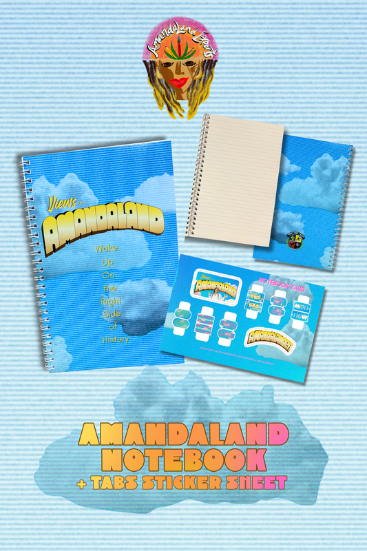 AMANDALAND Notebook + TABS Sticker Sheet