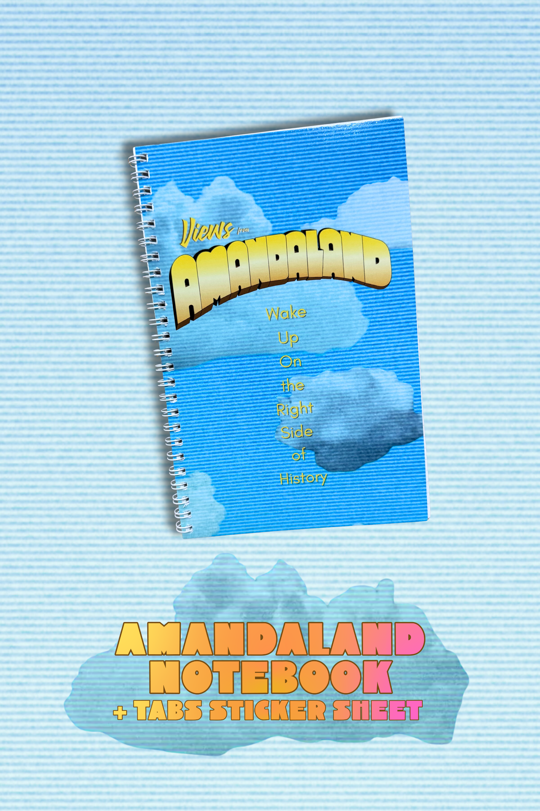 AMANDALAND Notebook + TABS Sticker Sheet
