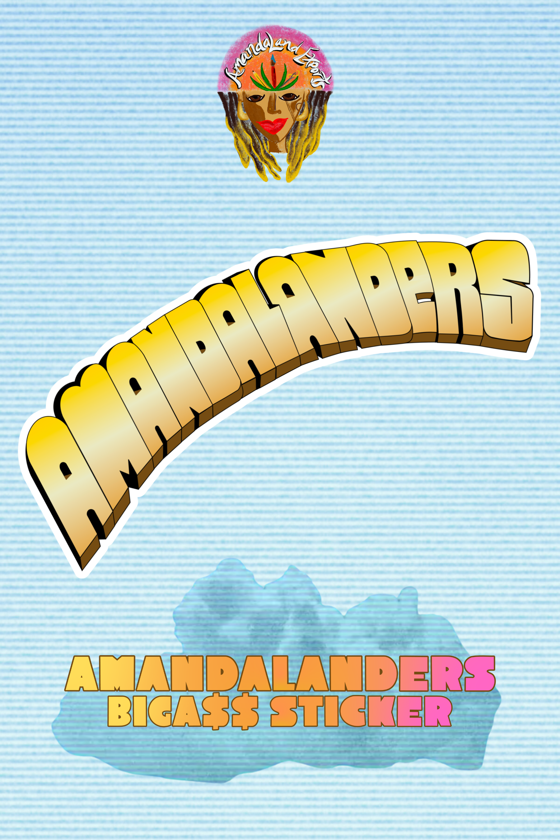 AmandaLanders BigA$$ Sticker