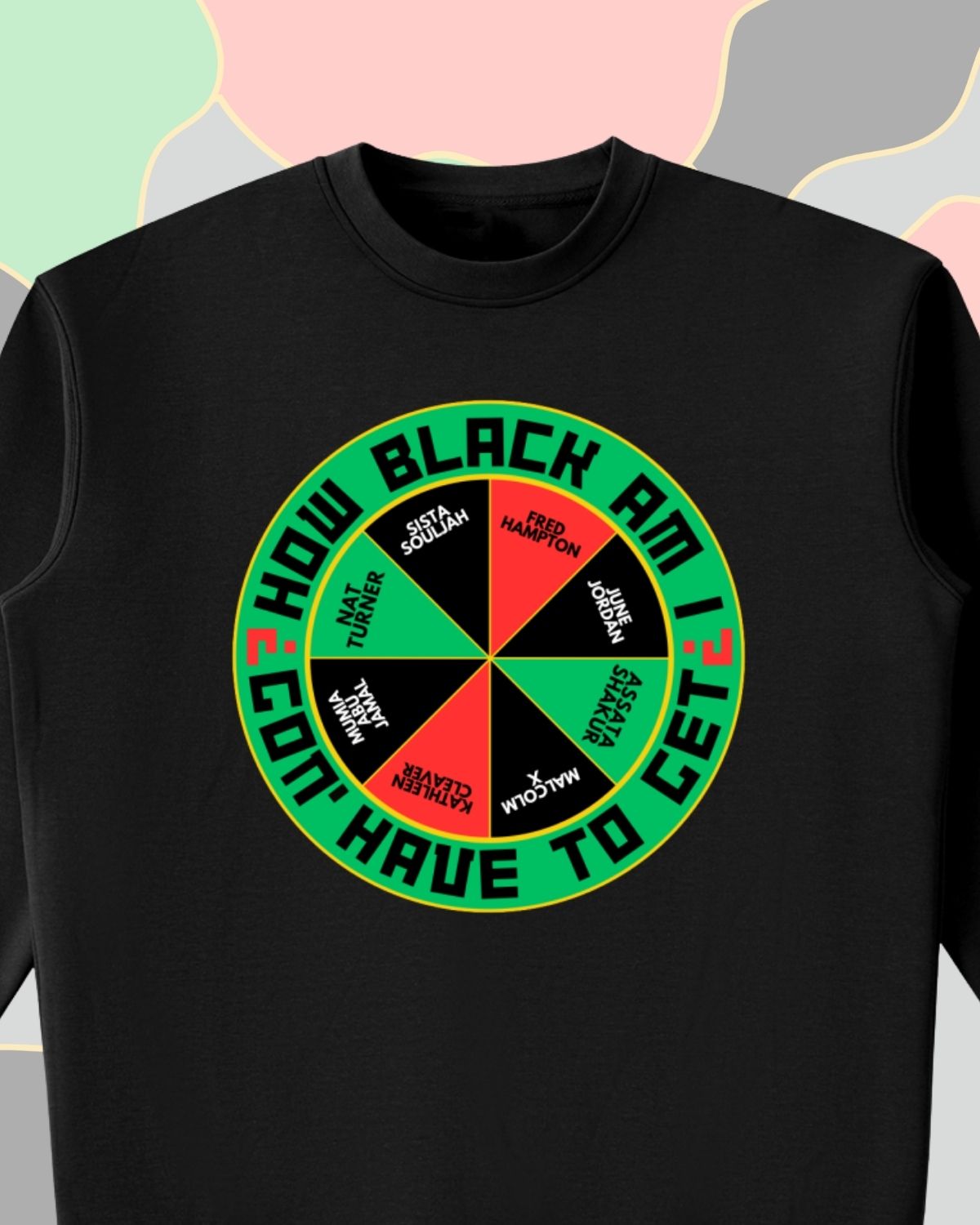 HOW BLACK?? Crewneck Sweatshirt