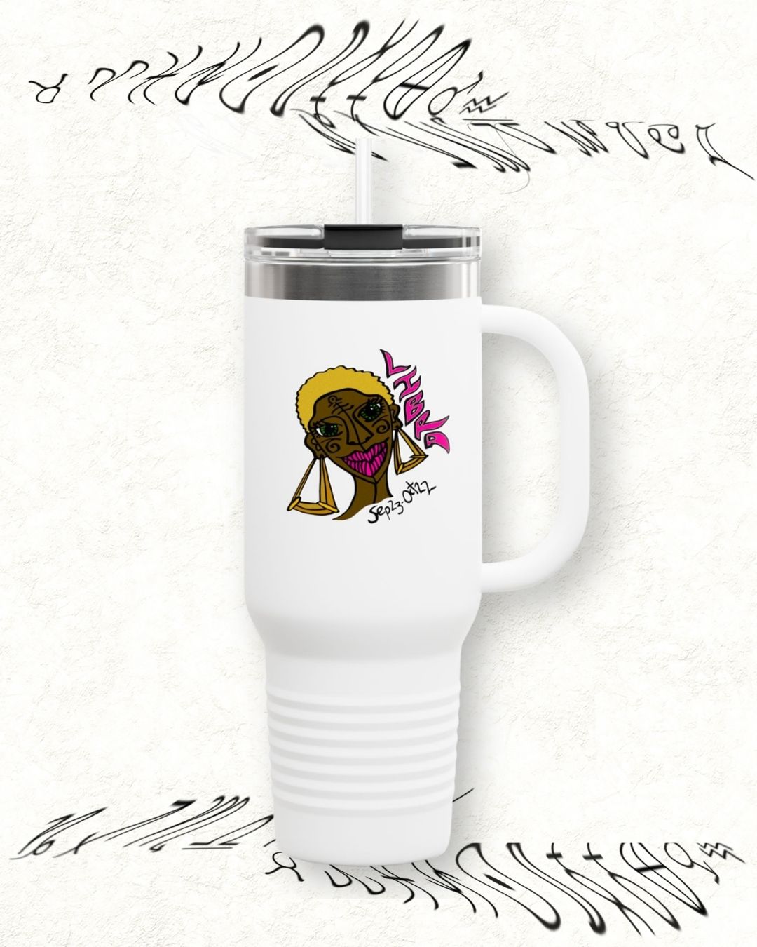 LIBRA SIS Insulated Travel Mug, 40oz